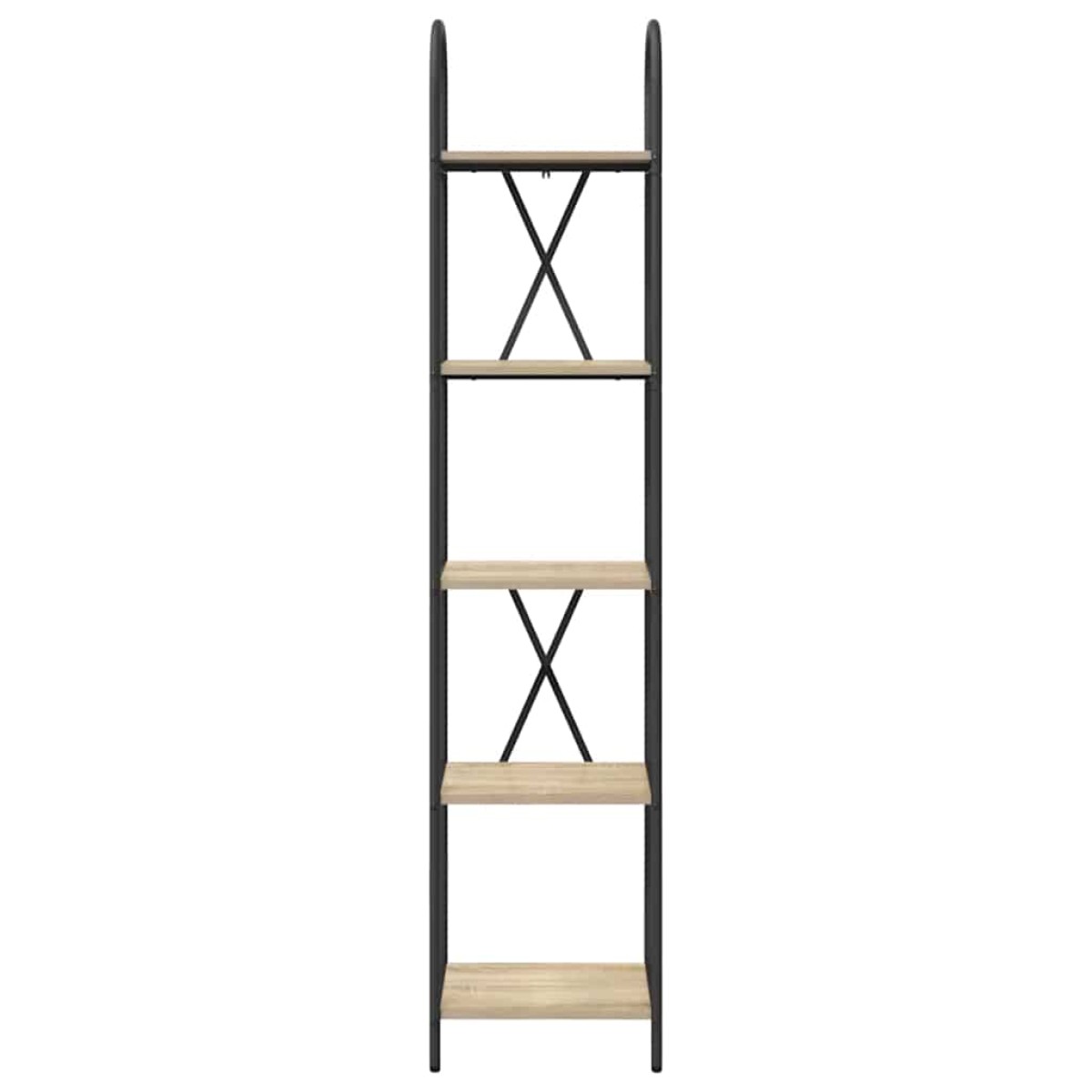 vidaXL Ράφι Βιβλίων 5 επιπέδων 40 x 30 x 183 εκ Επεξεργασμένο ξύλο