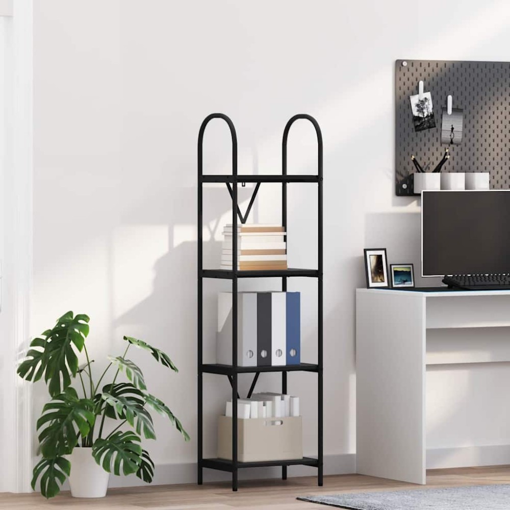 vidaXL Ράφι Βιβλίων 4 επιπέδων 40 x 30 x 146 εκ Επεξεργασμένο ξύλο