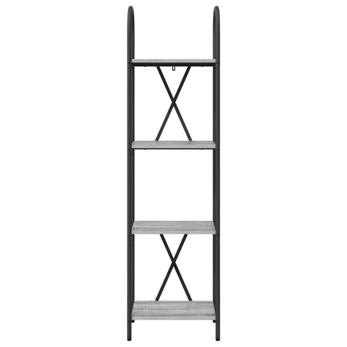 vidaXL Ράφι Βιβλίων 4 επιπέδων 40 x 30 x 146 εκ Επεξεργασμένο ξύλο