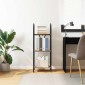 vidaXL Ράφι Βιβλίων 3 επιπέδων 40 x 30 x 109 εκ Επεξεργασμένο ξύλο