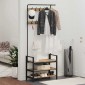 vidaXL Κρεμάστρα Artisan Δρυς 75 x 34 x 184 εκ Επεξεργασμένο ξύλο
