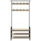 vidaXL Κρεμάστρα Sonoma Δρυς 95 x 34 x 184 εκ Επεξεργασμένο ξύλο