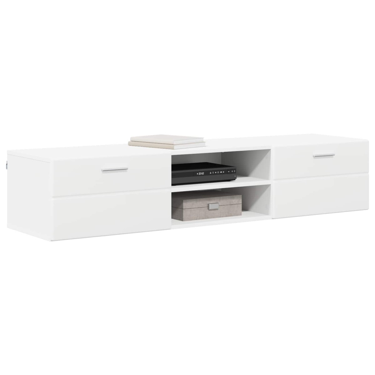 vidaXL Ξύλινο Ντουλάπι 150 x 39 x 30 εκ Λευκό Επεξεργασμένο Ξύλο