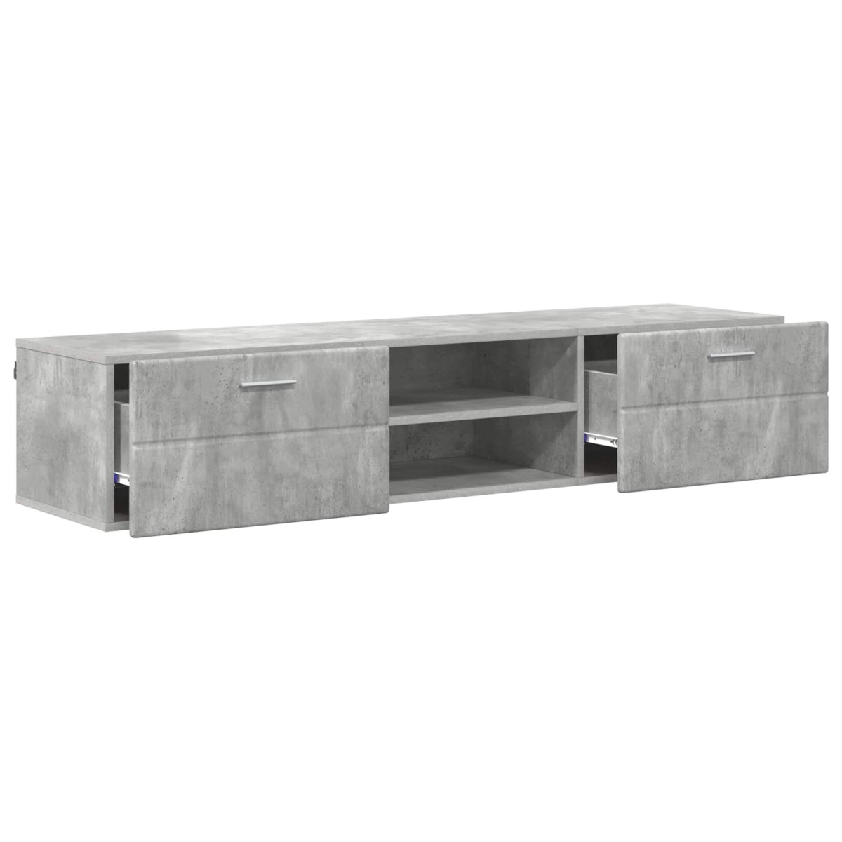 vidaXL Ξύλινο Ντουλάπι 150 x 39 x 30 εκ Υψηλής γυαλάδας λευκό