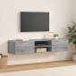 vidaXL Ξύλινο Ντουλάπι 150 x 39 x 30 εκ Γκρίζο Σονομα