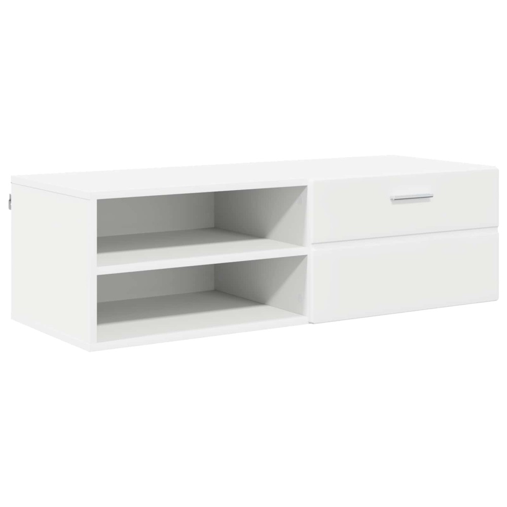 vidaXL Ξύλινο Ντουλάπι 100,5 x 39 x 30 εκ Λευκό Επεξεργασμένο Ξύλο