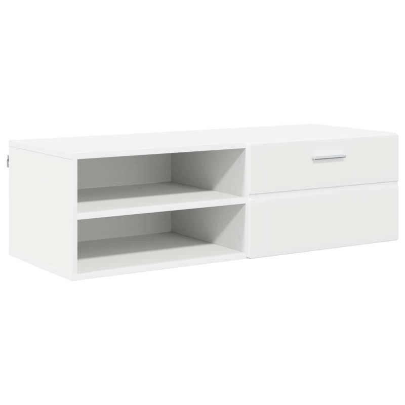 vidaXL Ξύλινο Ντουλάπι 100,5 x 39 x 30 εκ Λευκό Επεξεργασμένο Ξύλο