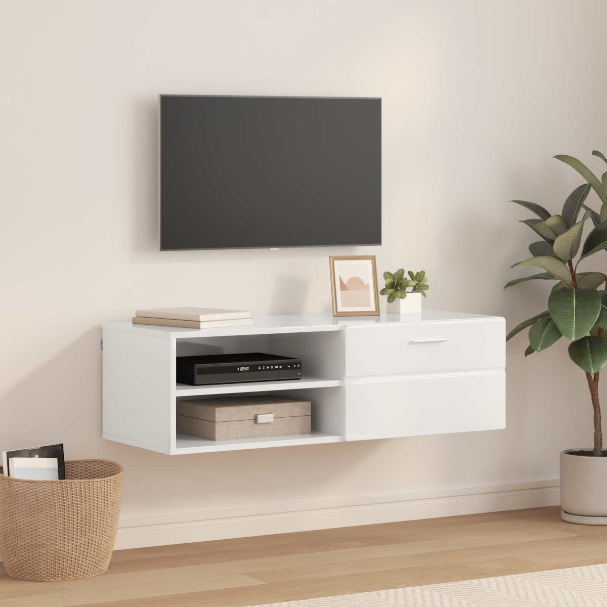 vidaXL Ξύλινο Ντουλάπι 100,5 x 39 x 30 εκ Σκυρόδεμα Γκρι