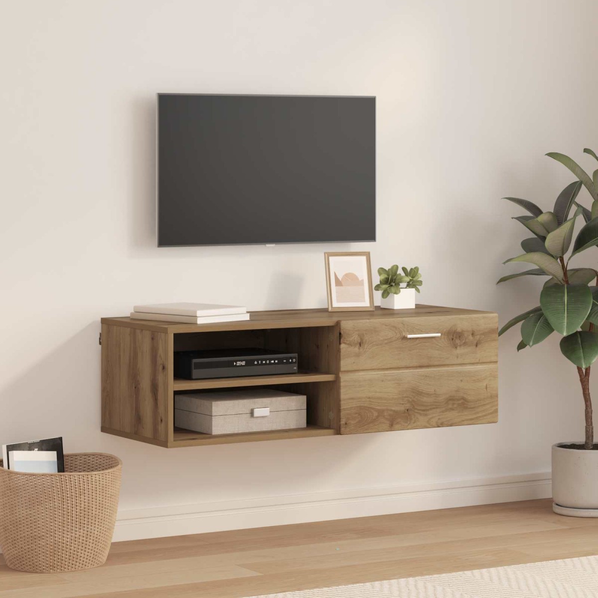 vidaXL Ξύλινο Ντουλάπι 100,5 x 39 x 30 εκ Artisan Oak