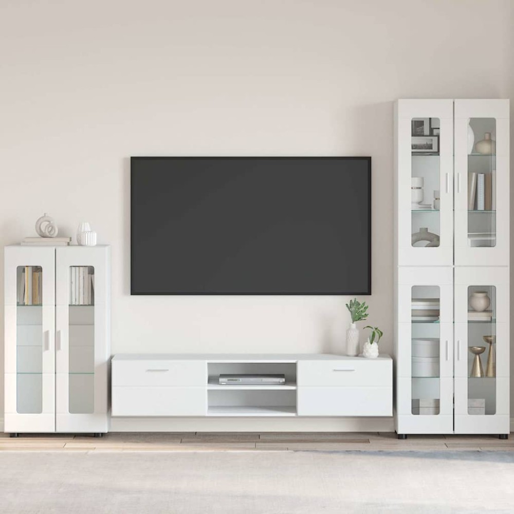vidaXL Πλαϊνό γραφείο FLORIN 55,5 x 29 x 100 εκ Λευκό