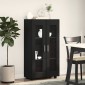 vidaXL Πλαϊνό γραφείο FLORIN 55,5 x 29 x 100 εκ Μαύρο