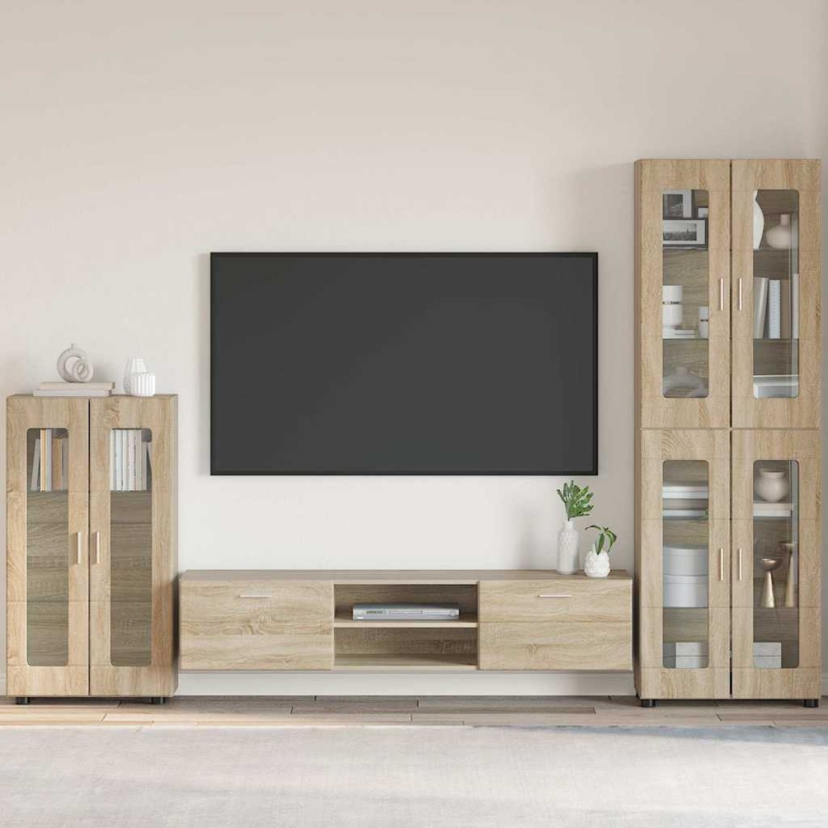 vidaXL Πλαϊνό γραφείο FLORIN 55,5 x 29 x 100 εκ Δρύς Sonoma