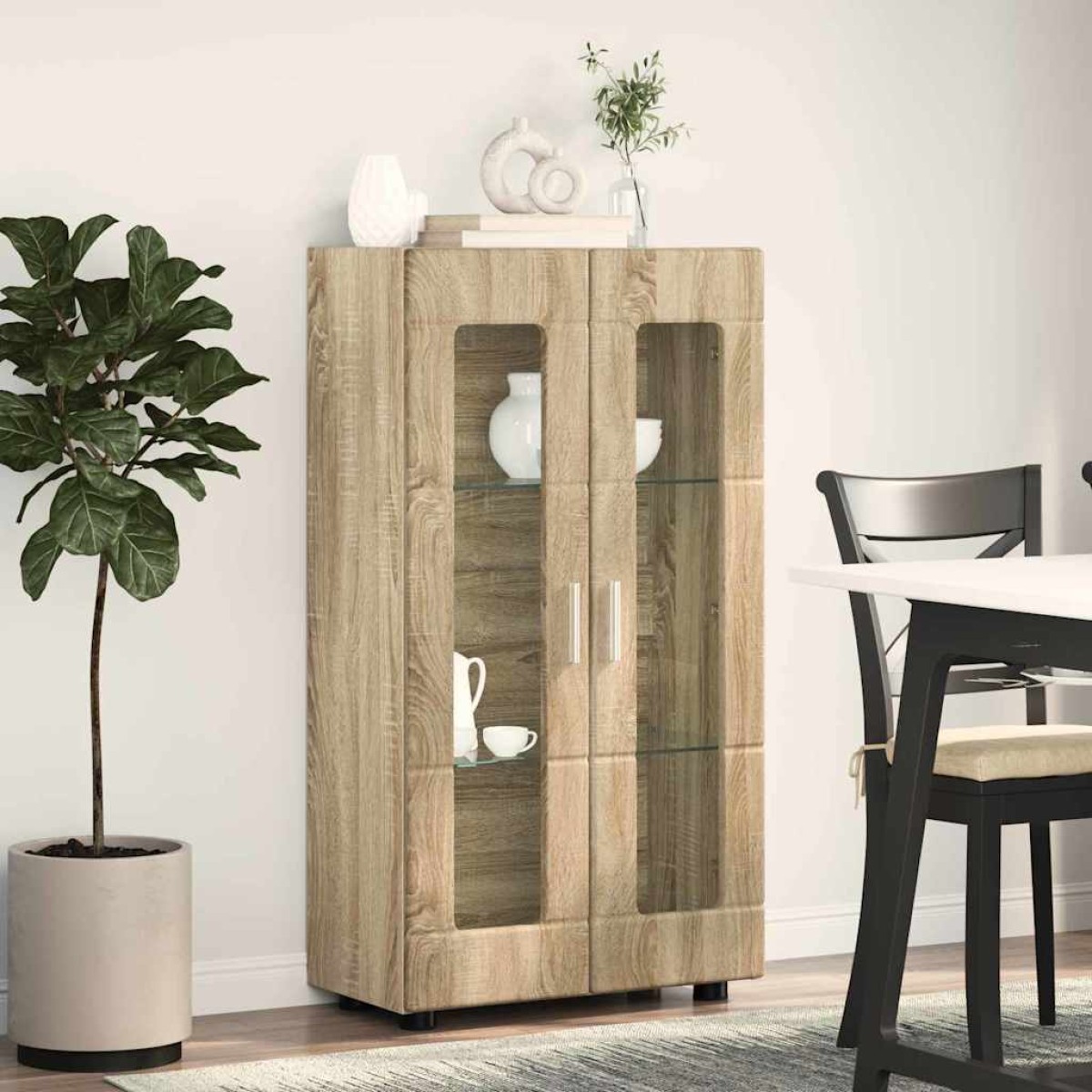 vidaXL Πλαϊνό γραφείο FLORIN 55,5 x 29 x 100 εκ Δρύς Sonoma