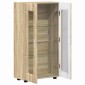 vidaXL Πλαϊνό γραφείο FLORIN 55,5 x 29 x 100 εκ Δρύς Sonoma