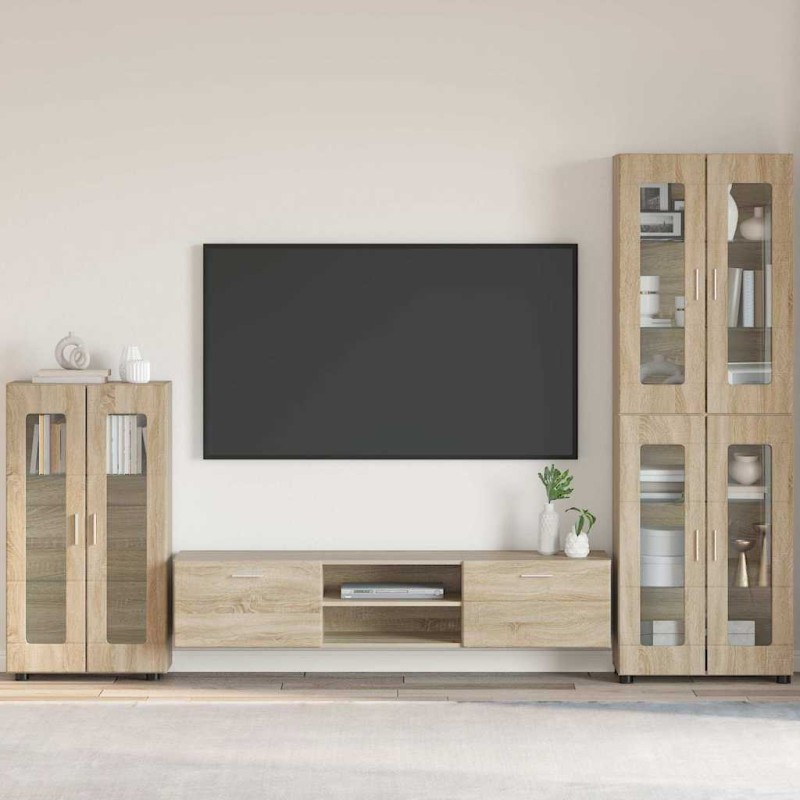 vidaXL Πλαϊνό γραφείο FLORIN 55,5 x 29 x 100 εκ Δρύς Sonoma