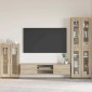 vidaXL Πλαϊνό γραφείο FLORIN 55,5 x 29 x 100 εκ Δρύς Sonoma