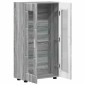 vidaXL Πλαϊνό γραφείο FLORIN 55,5 x 29 x 100 εκ Γκρίζο Σονομα