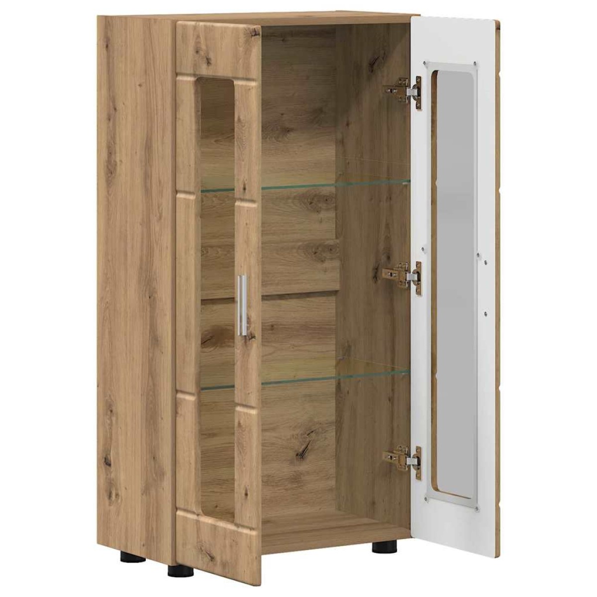 vidaXL Πλαϊνό γραφείο FLORIN 55,5 x 29 x 100 εκ Artisan Oak