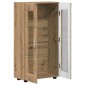 vidaXL Πλαϊνό γραφείο FLORIN 55,5 x 29 x 100 εκ Artisan Oak