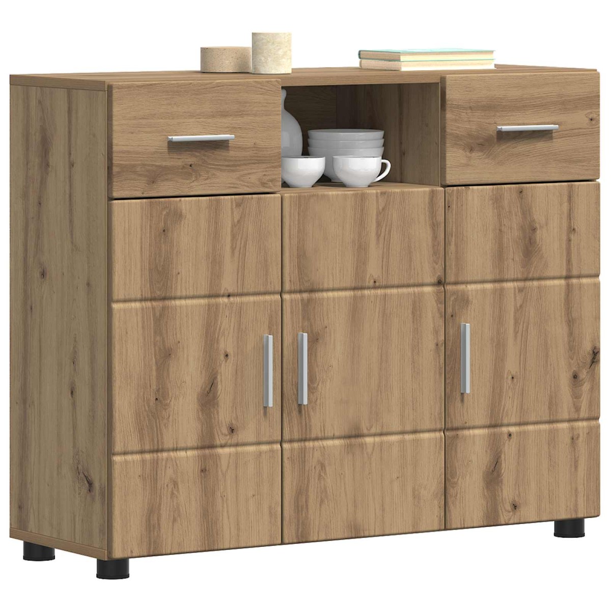 vidaXL Ξύλινο Ντουλάπι Artisan Oak Επεξεργασμένο Ξύλο
