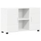 vidaXL Πλαϊνό γραφείο FLORIN 88,5 x 30,5 x 55,5 εκ Λευκό