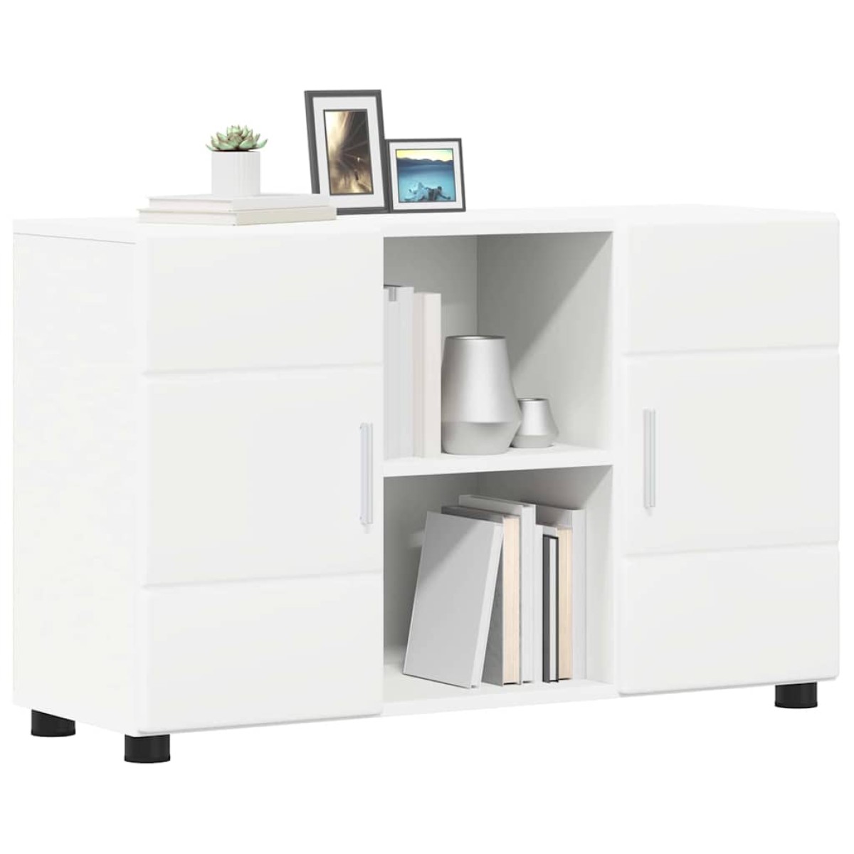 vidaXL Πλαϊνό γραφείο FLORIN 88,5 x 30,5 x 55,5 εκ Λευκό