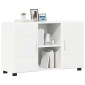 vidaXL Πλαϊνό γραφείο FLORIN 88,5 x 30,5 x 55,5 εκ Λευκό