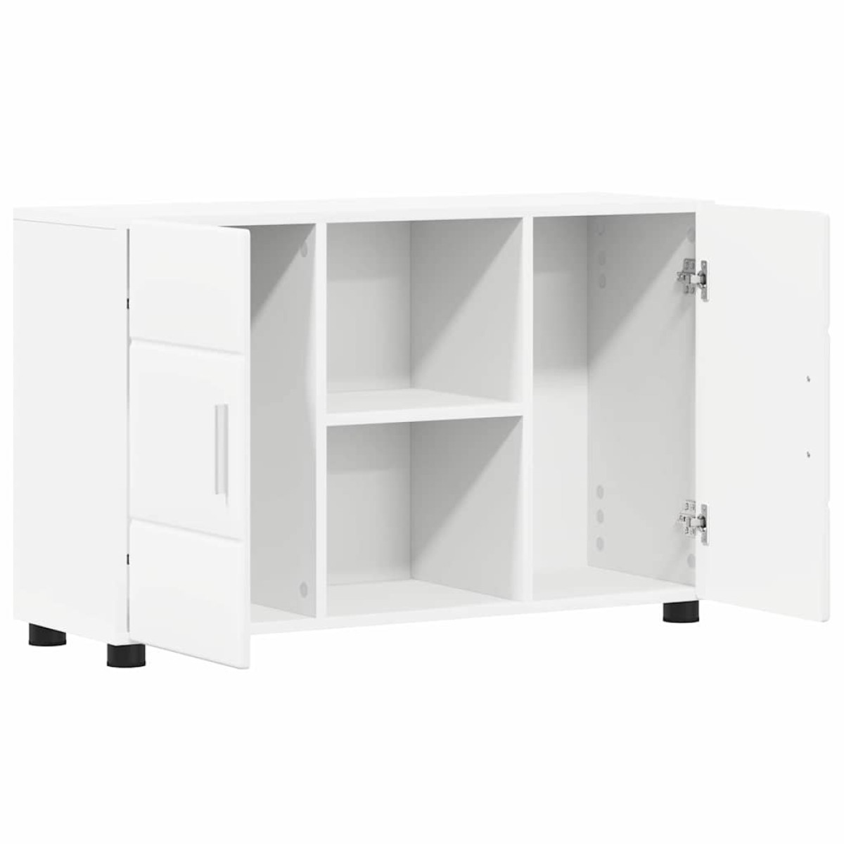vidaXL Πλαϊνό γραφείο FLORIN 88,5 x 30,5 x 55,5 εκ Λευκό