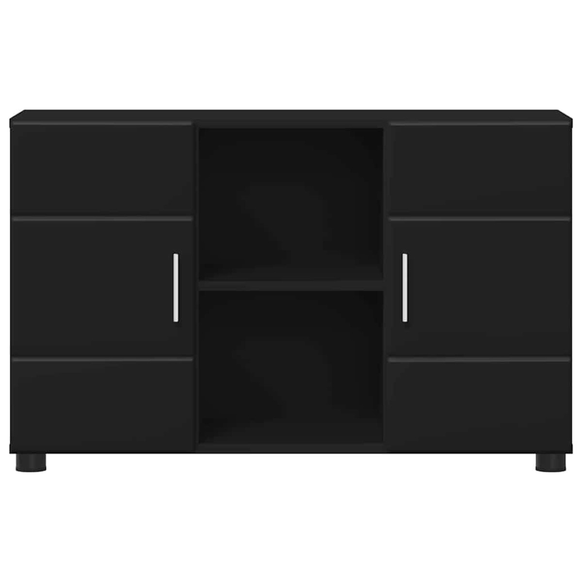 vidaXL Πλαϊνό γραφείο FLORIN 88,5 x 30,5 x 55,5 εκ Μαύρο