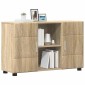 vidaXL Πλαϊνό γραφείο FLORIN 88,5 x 30,5 x 55,5 εκ Δρύς Sonoma