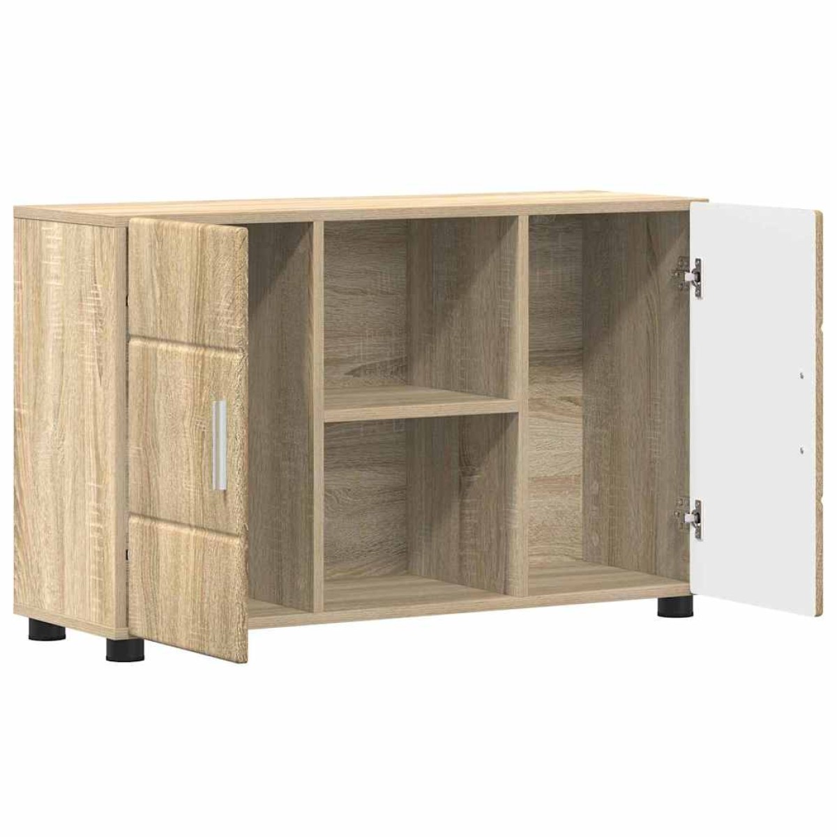 vidaXL Πλαϊνό γραφείο FLORIN 88,5 x 30,5 x 55,5 εκ Δρύς Sonoma