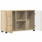vidaXL Πλαϊνό γραφείο FLORIN 88,5 x 30,5 x 55,5 εκ Δρύς Sonoma