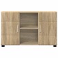 vidaXL Πλαϊνό γραφείο FLORIN 88,5 x 30,5 x 55,5 εκ Δρύς Sonoma