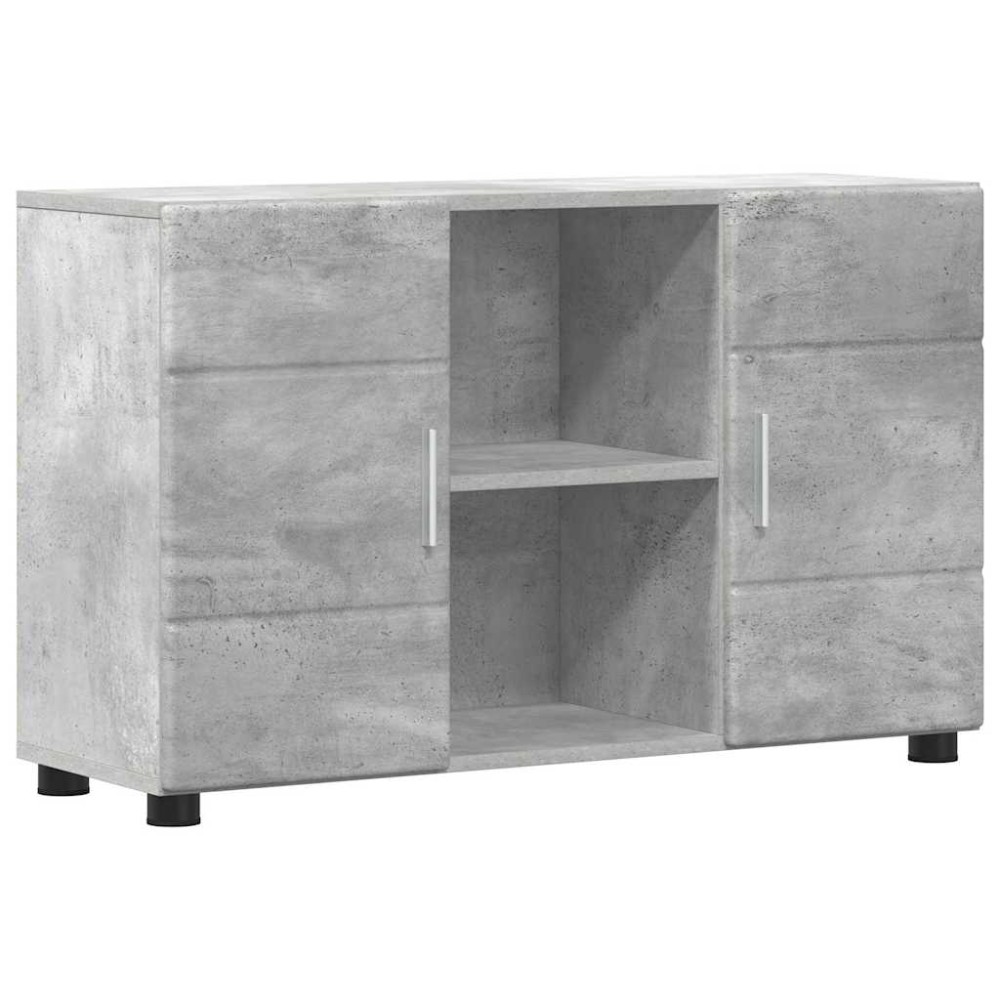 vidaXL Πλαϊνό γραφείο FLORIN 88,5 x 30,5 x 55,5 εκ Σκυρόδεμα Γκρι