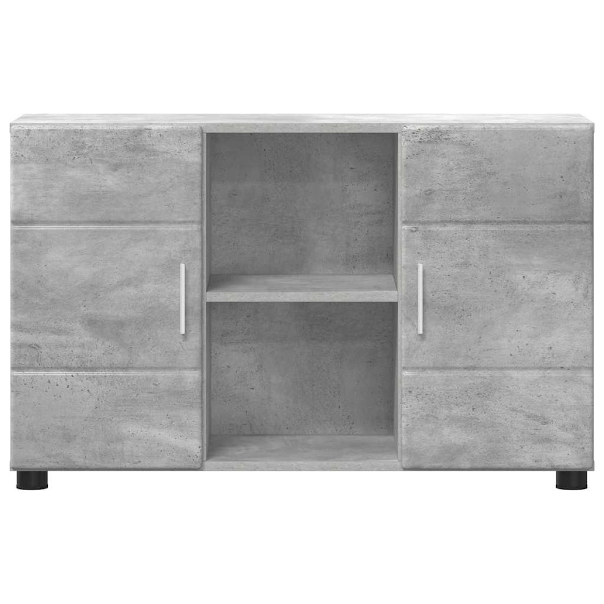 vidaXL Πλαϊνό γραφείο FLORIN 88,5 x 30,5 x 55,5 εκ Σκυρόδεμα Γκρι