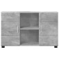 vidaXL Πλαϊνό γραφείο FLORIN 88,5 x 30,5 x 55,5 εκ Σκυρόδεμα Γκρι