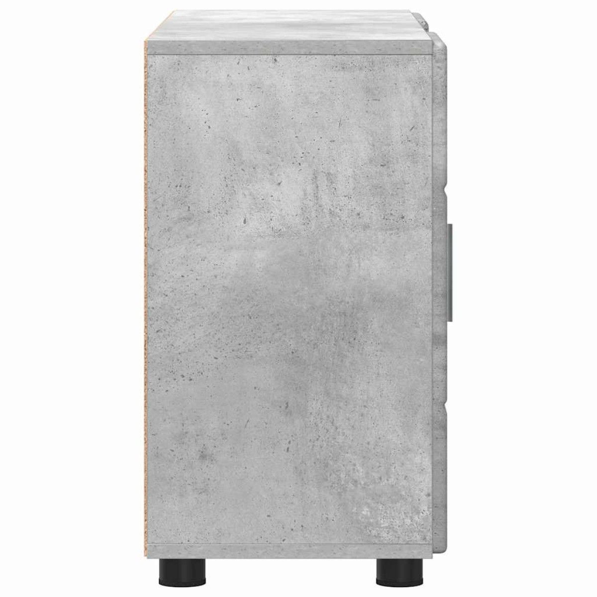 vidaXL Πλαϊνό γραφείο FLORIN 88,5 x 30,5 x 55,5 εκ Σκυρόδεμα Γκρι