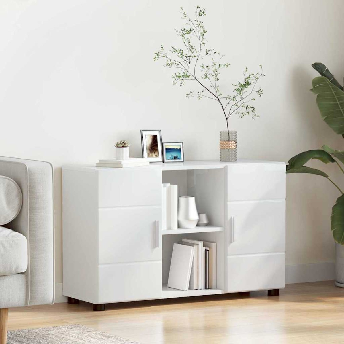 vidaXL Πλαϊνό γραφείο FLORIN 88,5 x 30,5 x 55,5 εκ Επεξεργασμένο Ξύλο