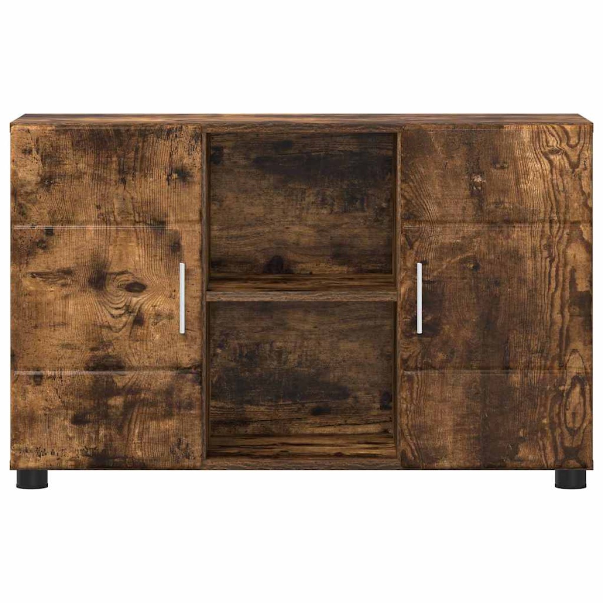 vidaXL Πλαϊνό γραφείο FLORIN 88,5 x 30,5 x 55,5 εκ Καπνιστό Δρύς