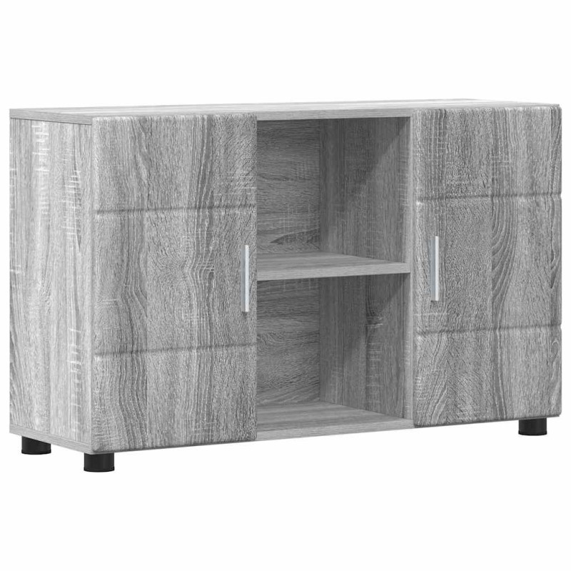 vidaXL Πλαϊνό γραφείο FLORIN 88,5 x 30,5 x 55,5 εκ Γκρίζο Σονομα