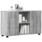 vidaXL Πλαϊνό γραφείο FLORIN 88,5 x 30,5 x 55,5 εκ Γκρίζο Σονομα