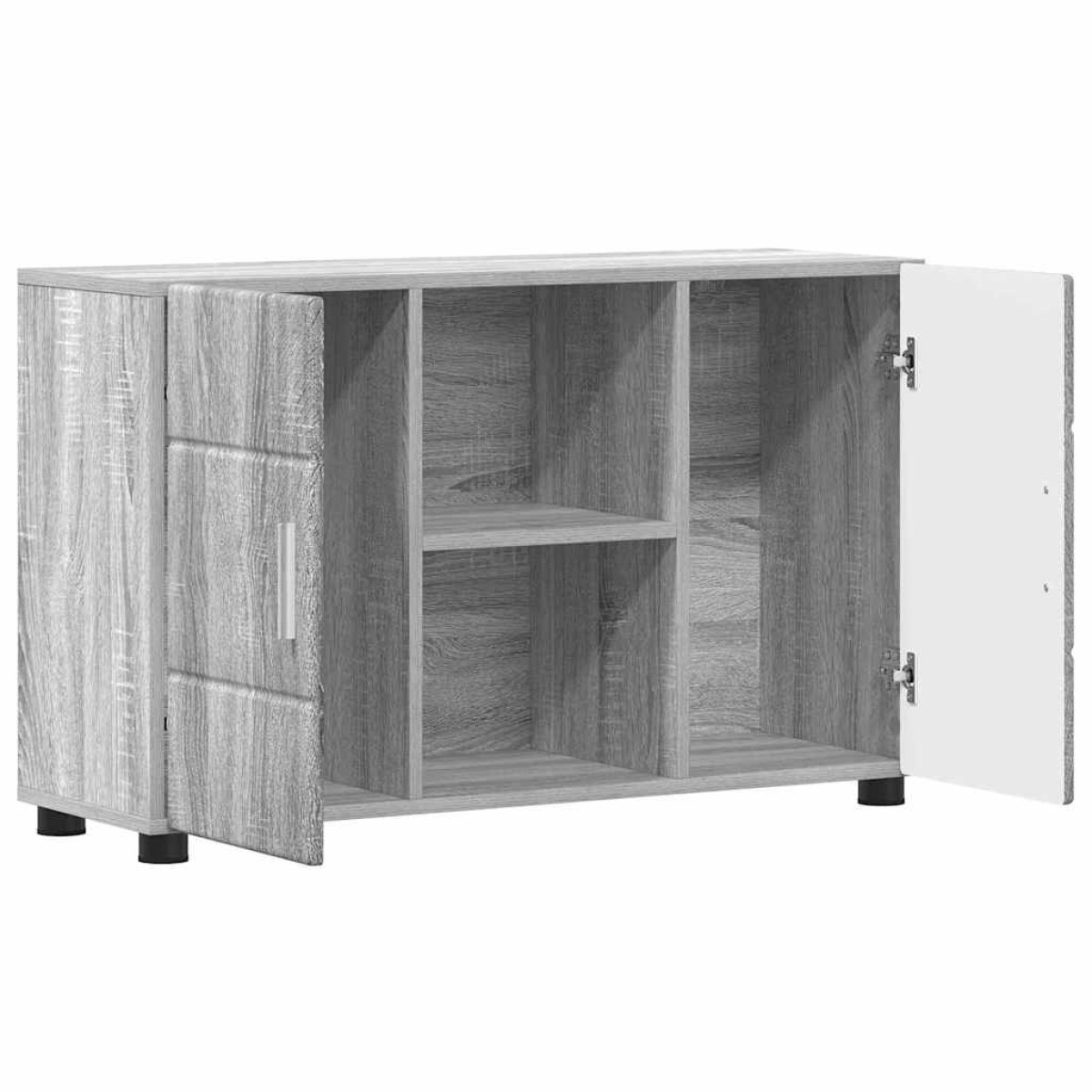 vidaXL Πλαϊνό γραφείο FLORIN 88,5 x 30,5 x 55,5 εκ Γκρίζο Σονομα