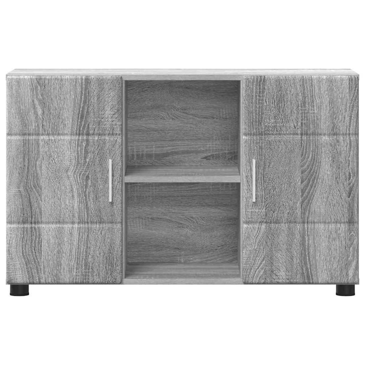 vidaXL Πλαϊνό γραφείο FLORIN 88,5 x 30,5 x 55,5 εκ Γκρίζο Σονομα