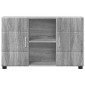 vidaXL Πλαϊνό γραφείο FLORIN 88,5 x 30,5 x 55,5 εκ Γκρίζο Σονομα