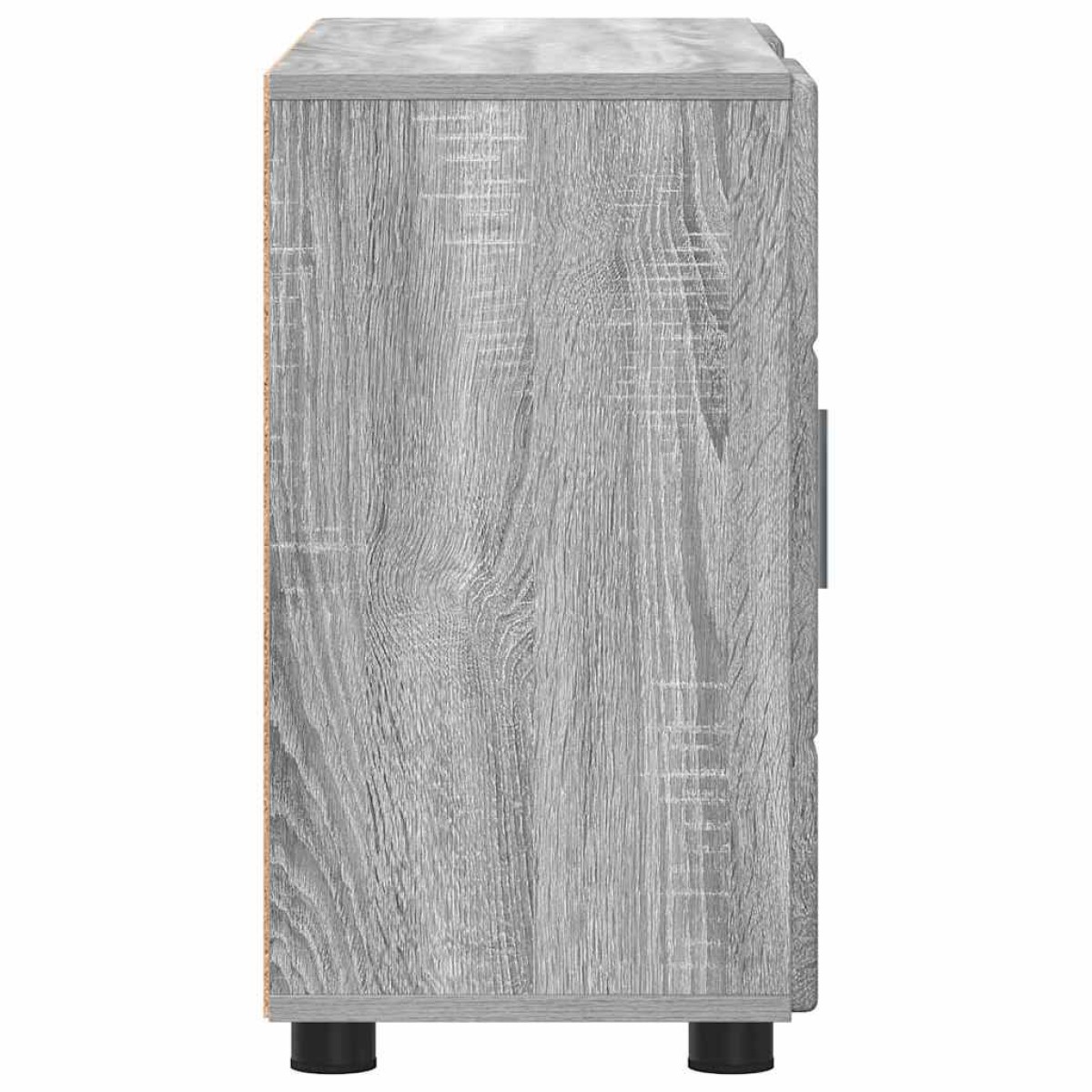 vidaXL Πλαϊνό γραφείο FLORIN 88,5 x 30,5 x 55,5 εκ Γκρίζο Σονομα
