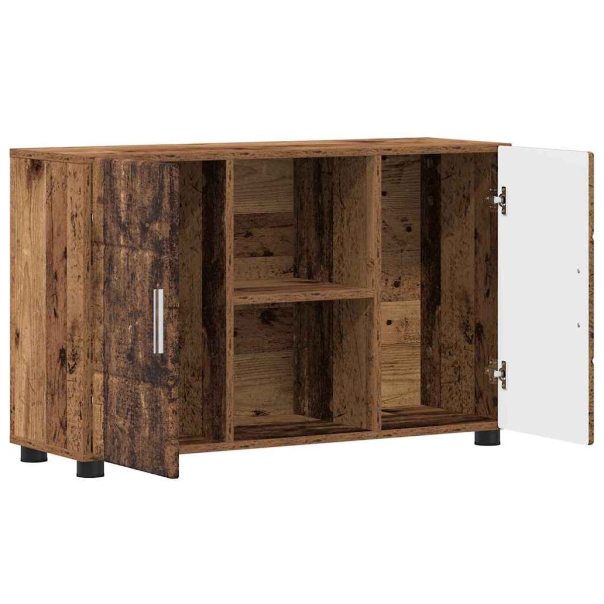 vidaXL Πλαϊνό γραφείο FLORIN 88,5 x 30,5 x 55,5 εκ Παλιό ξύλο