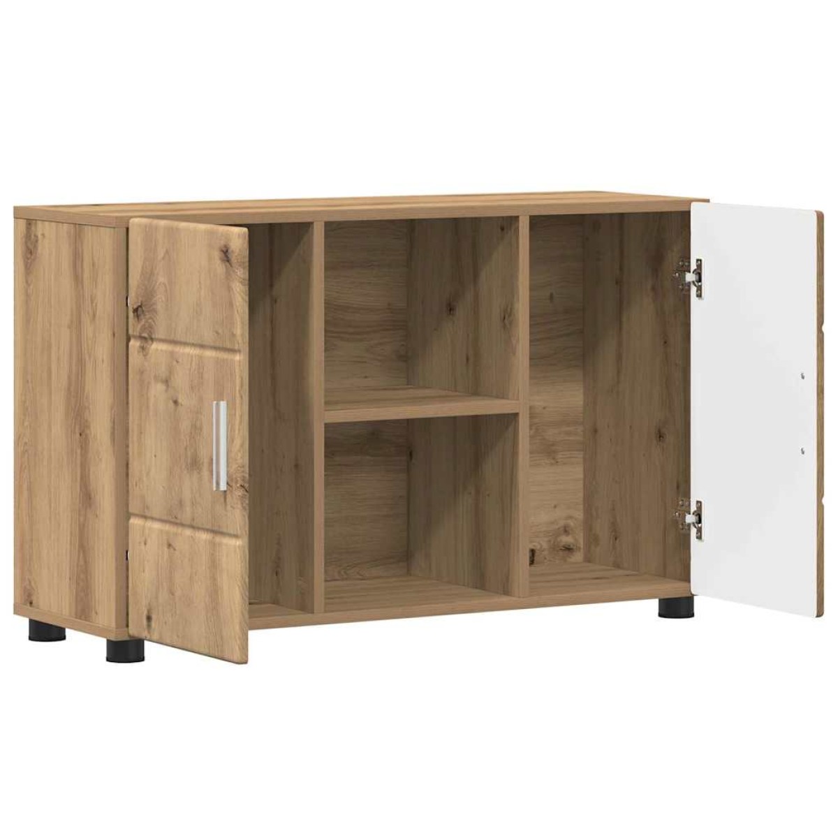 vidaXL Πλαϊνό γραφείο FLORIN 88,5 x 30,5 x 55,5 εκ Artisan Oak