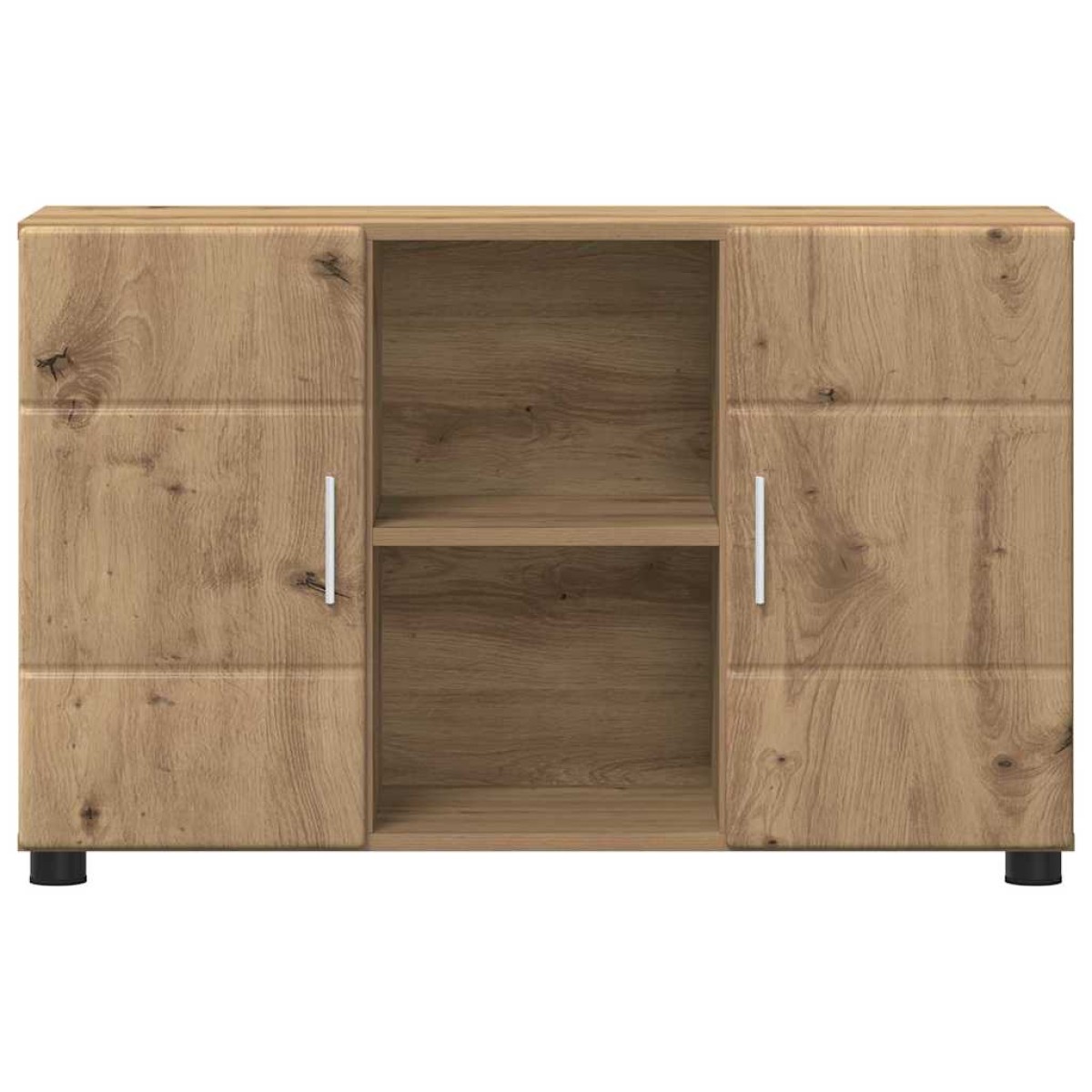 vidaXL Πλαϊνό γραφείο FLORIN 88,5 x 30,5 x 55,5 εκ Artisan Oak