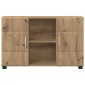vidaXL Πλαϊνό γραφείο FLORIN 88,5 x 30,5 x 55,5 εκ Artisan Oak