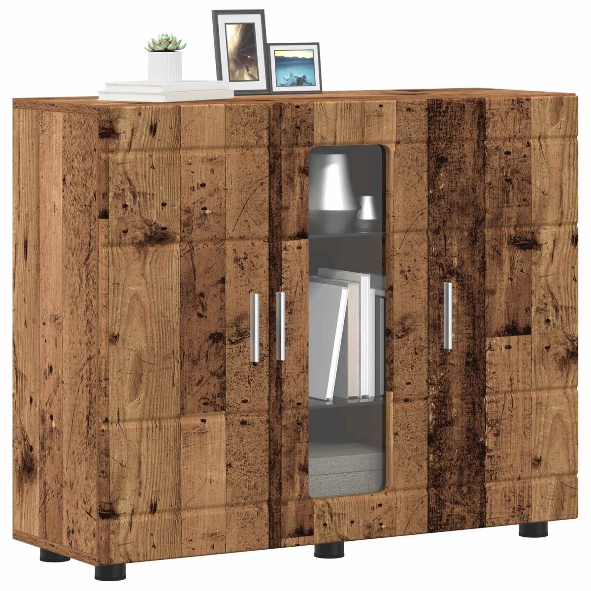 vidaXL Ξύλινο Ντουλάπι Παλιό ξύλο Επεξεργασμένο Ξύλο